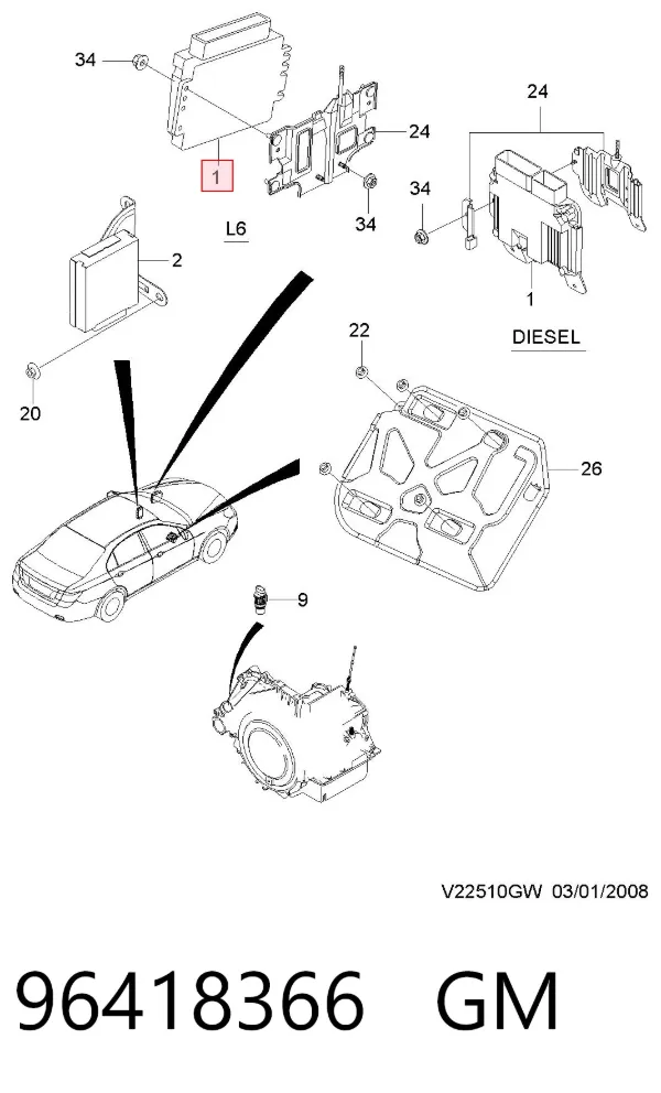  96418366 General Motors