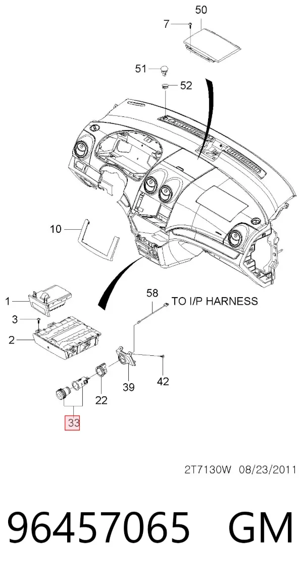 Прикуриватель 96457065 General Motors