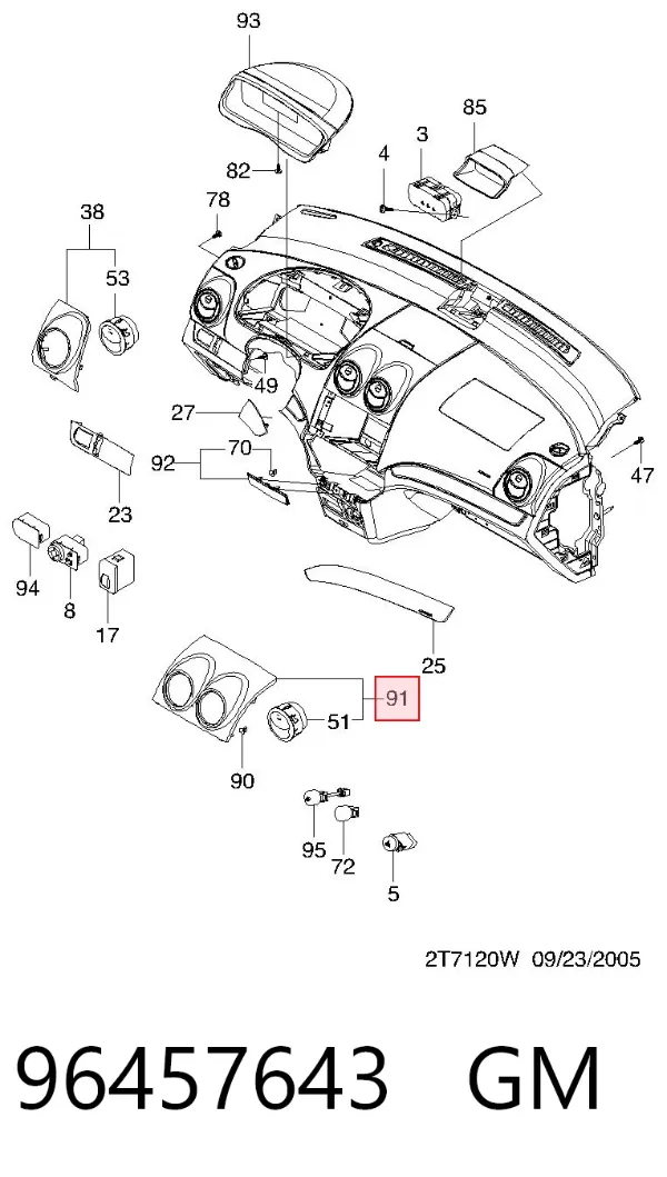  96457643 General Motors