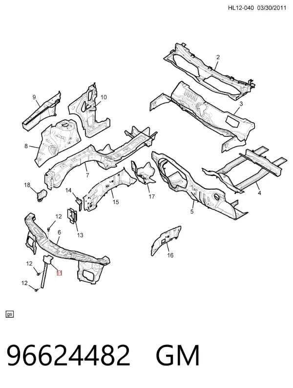  96624482 General Motors
