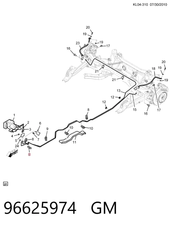  96625974 General Motors