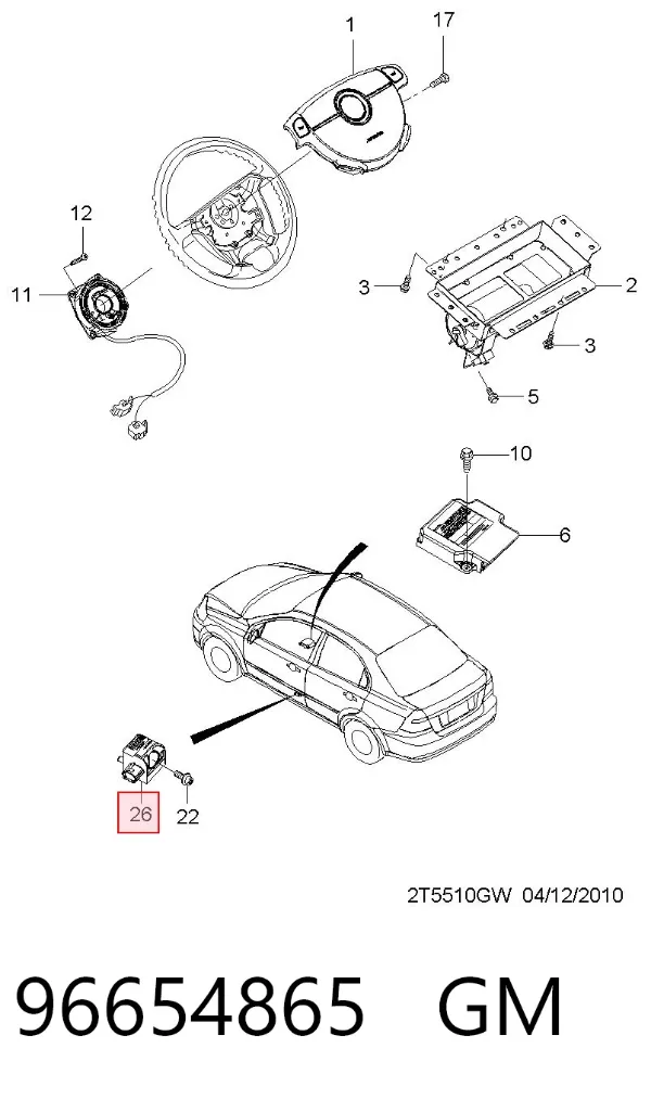  96654865 General Motors