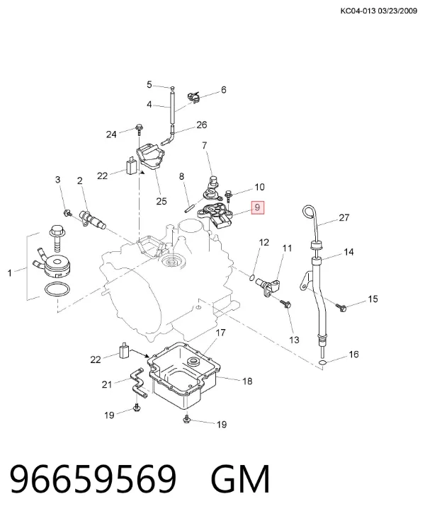  96659569 General Motors