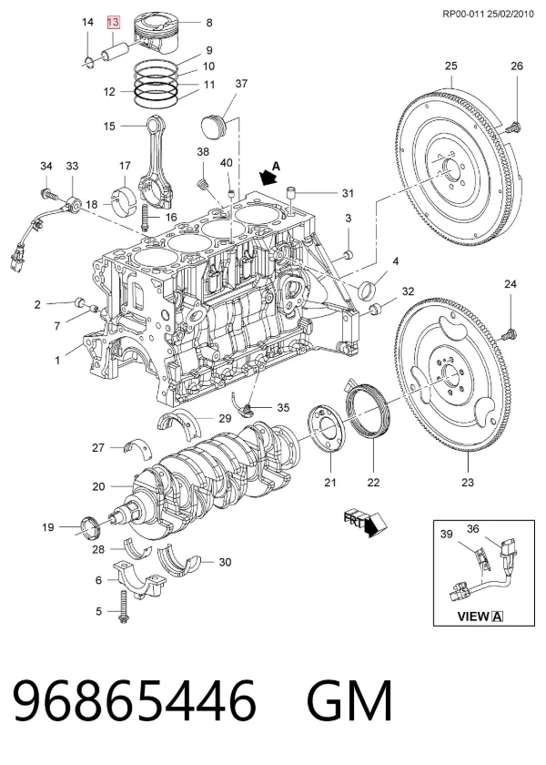  96865446 General Motors