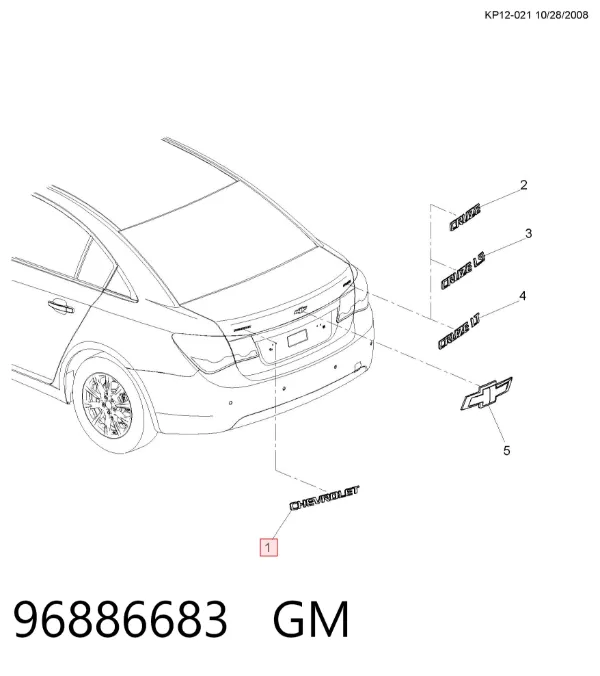  96886683 General Motors