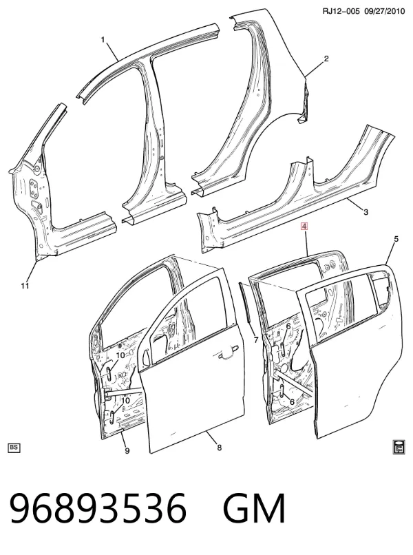  96893536 General Motors