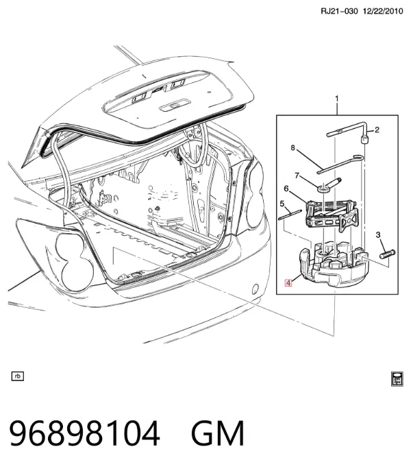  96898104 General Motors