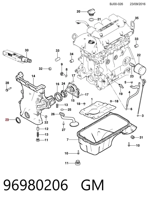 96980206 General Motors
