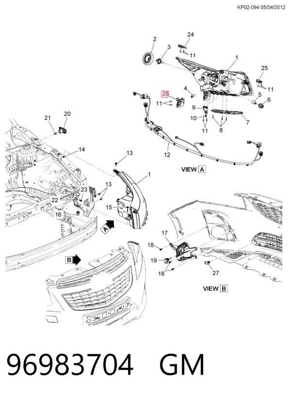 96983704 General Motors