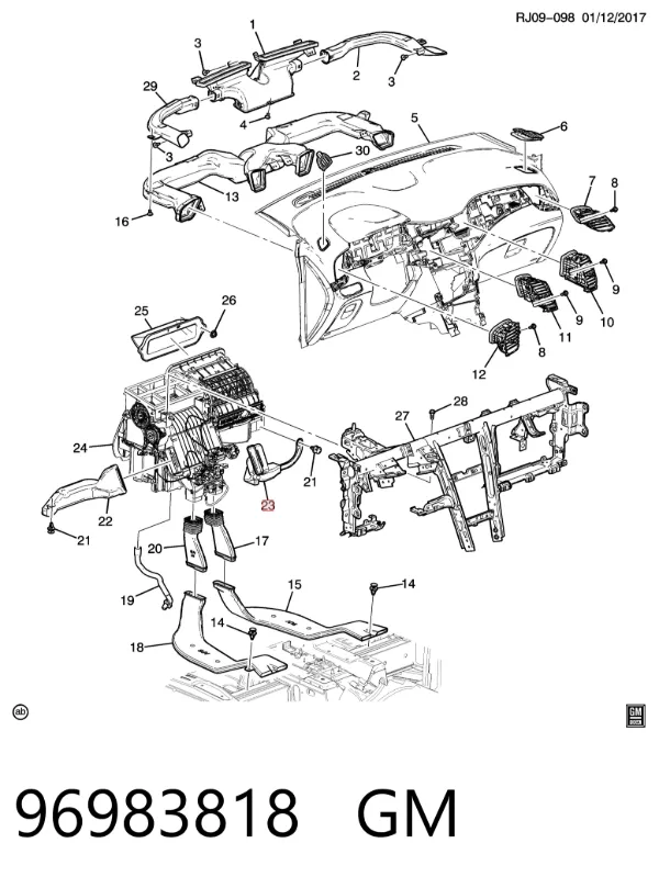  96983818 General Motors