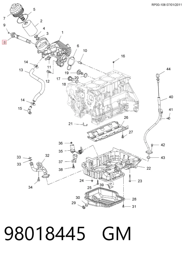  98018445 Peugeot/Citroen