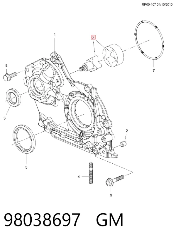  98038697 General Motors