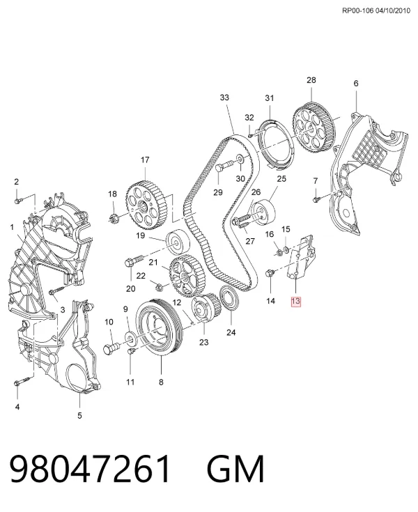  98047261 Peugeot/Citroen
