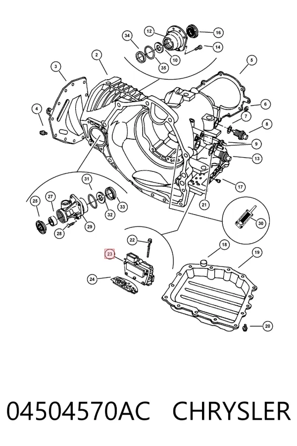 Плата АКПП 04504570AC Chrysler