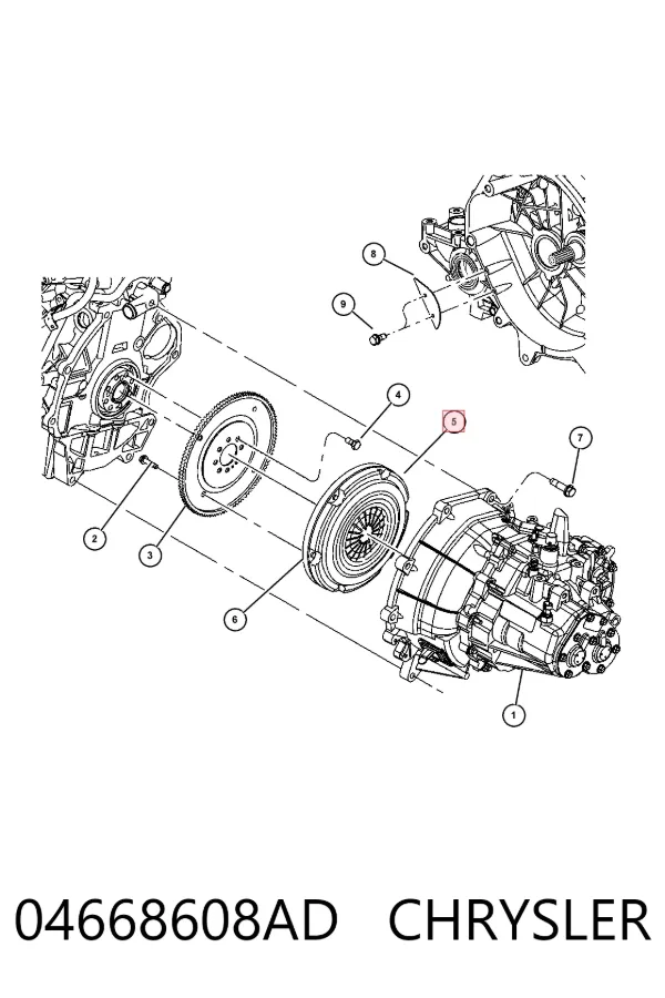 Сцепление 04668608AD Chrysler