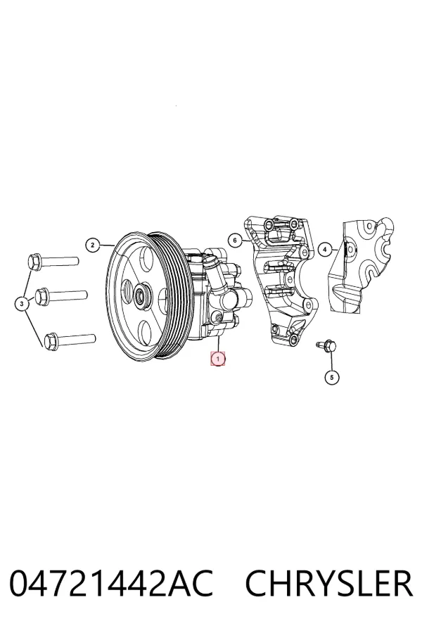 Насос ГУР 04721442AC Chrysler