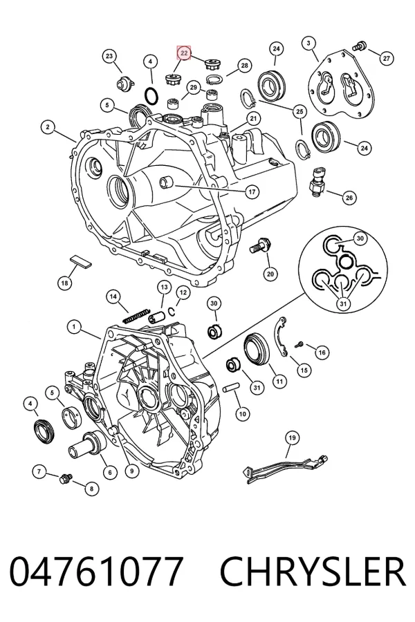  04761077 Chrysler