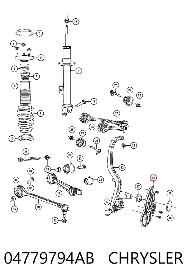  04779794AB Chrysler