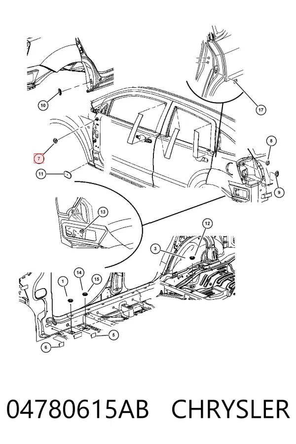  04780615AB Chrysler