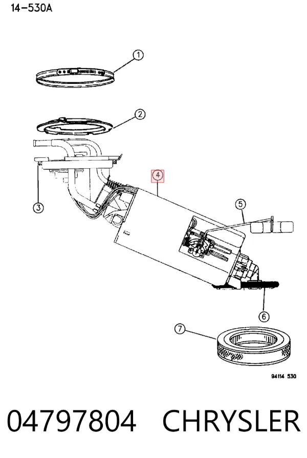 Бензонасос 04797804 Chrysler