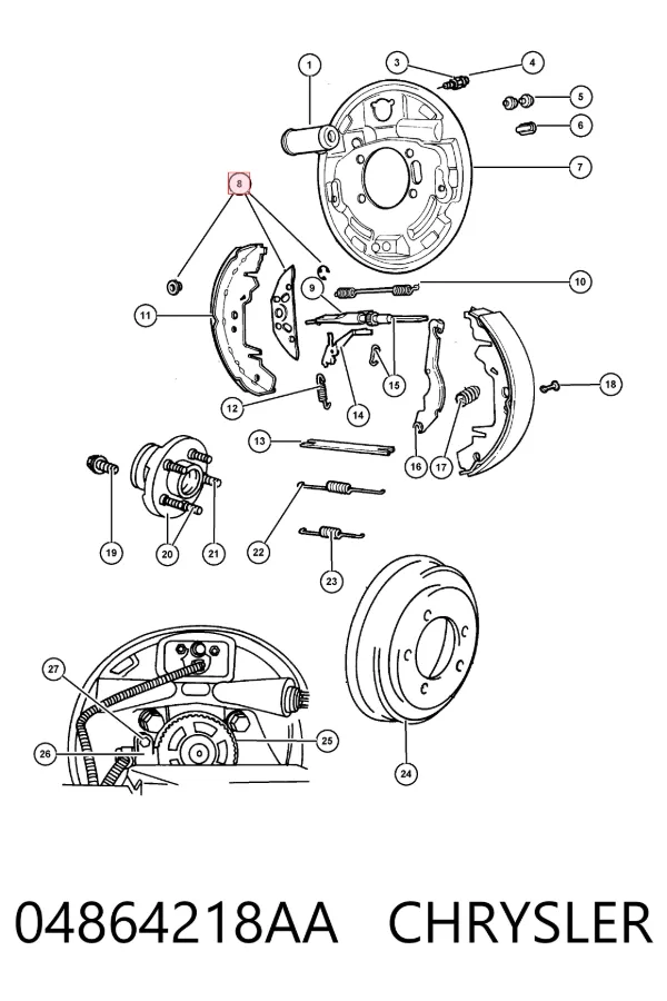  04864218AA Chrysler