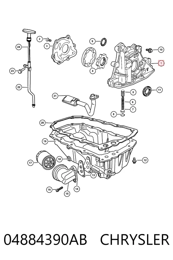  04884390AB Chrysler