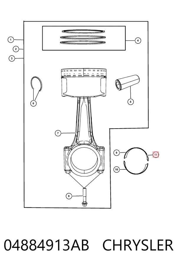  K04884913AB Fiat/Alfa/Lancia