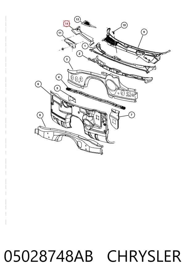  05028748AB Chrysler