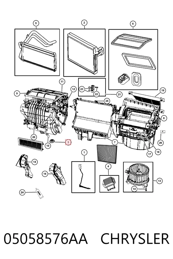  05058576AA Chrysler