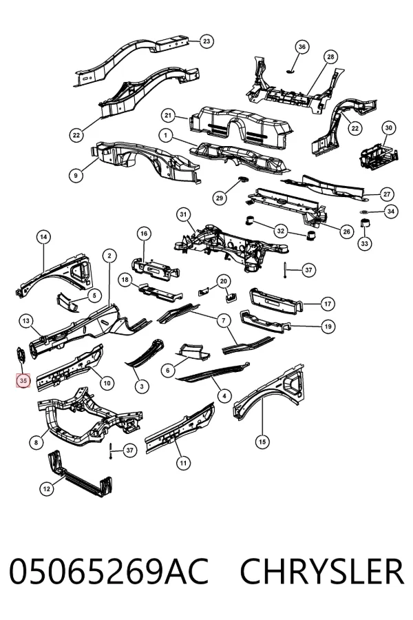 05065269AC Chrysler