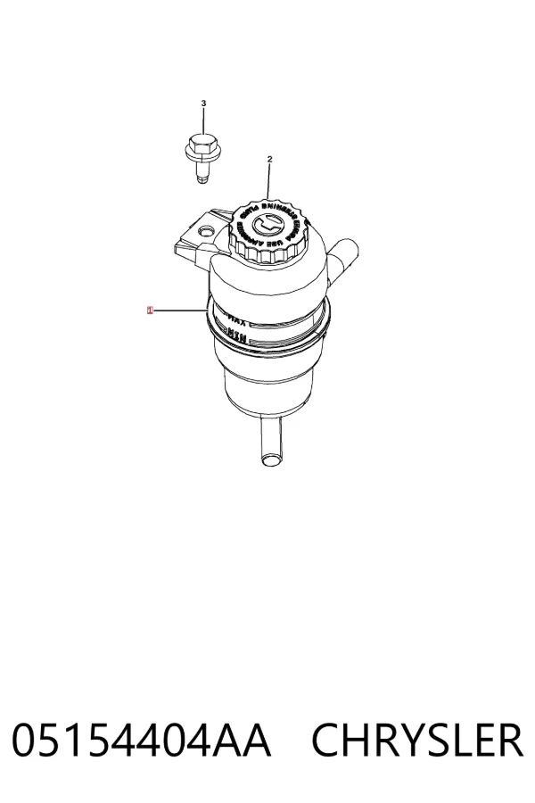 Бачок ГУР K05154404AA Fiat/Alfa/Lancia