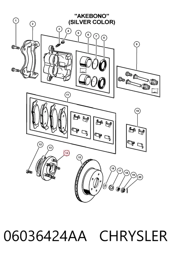 Шпилька колесная K06036424AA Fiat/Alfa/Lancia