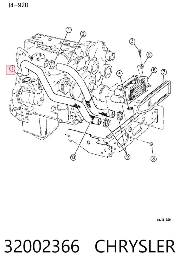 Усилитель тормозов 32002366 Chrysler
