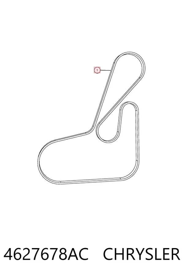 Ремень генератора 4627678AC Chrysler