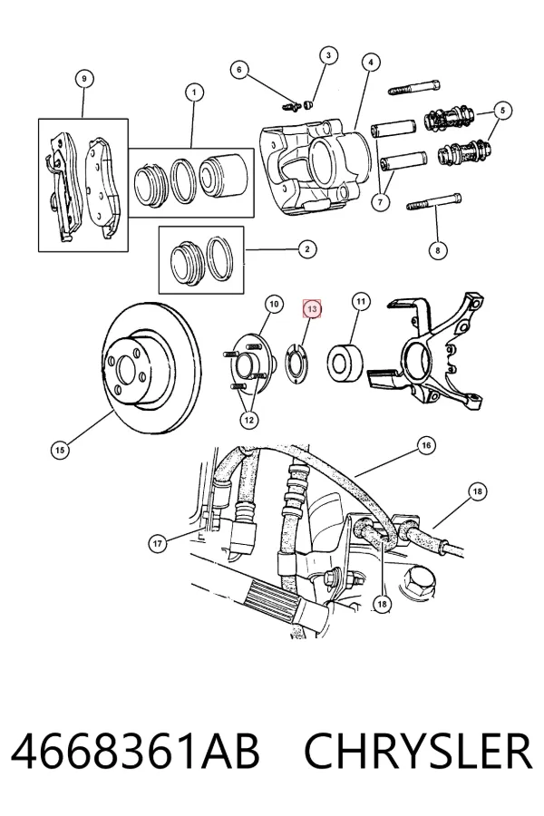  4668361AB Chrysler
