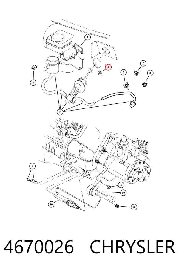 Выжимной подшипник 4670026 Chrysler