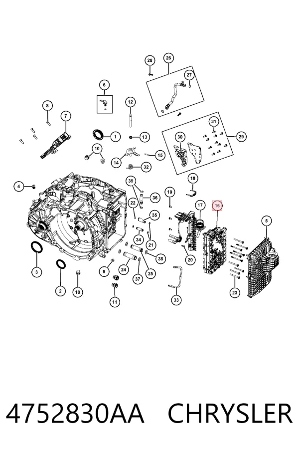  4752830AA Chrysler