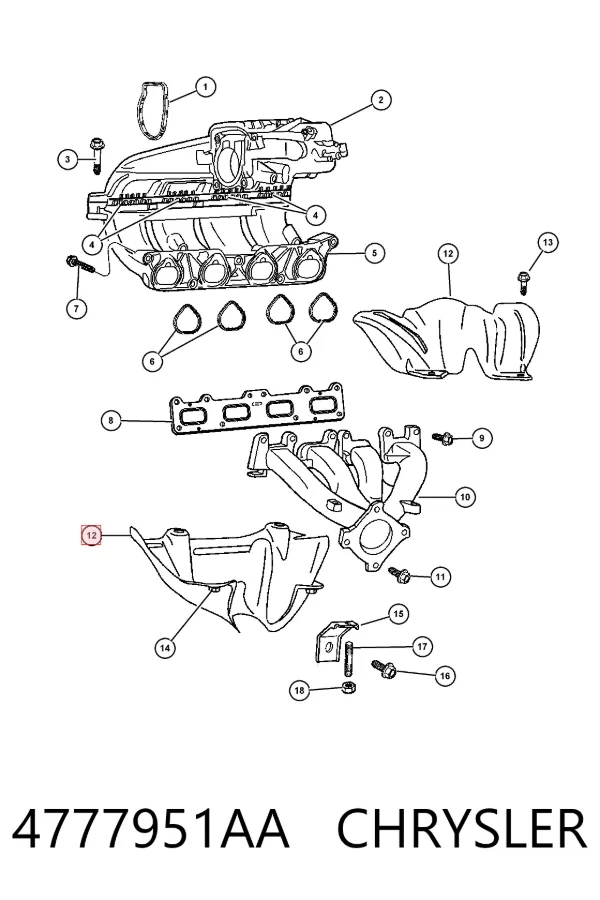  4777951AA Chrysler