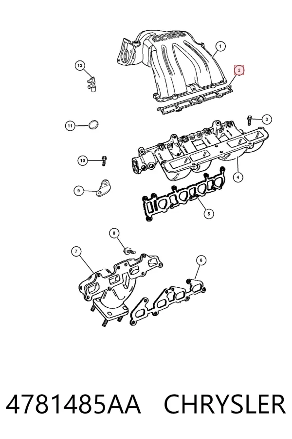  4781485AA Chrysler