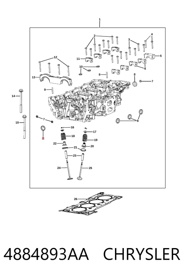  4884893AA Chrysler
