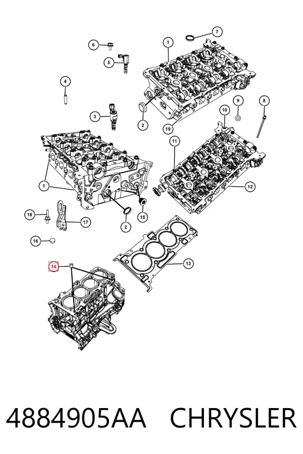 4884905AA Chrysler