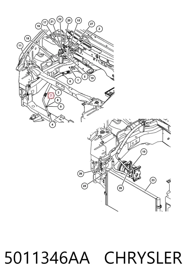  5011346AA Chrysler
