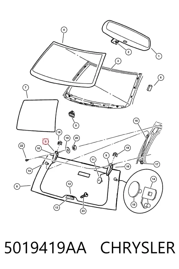  5019419AA Chrysler