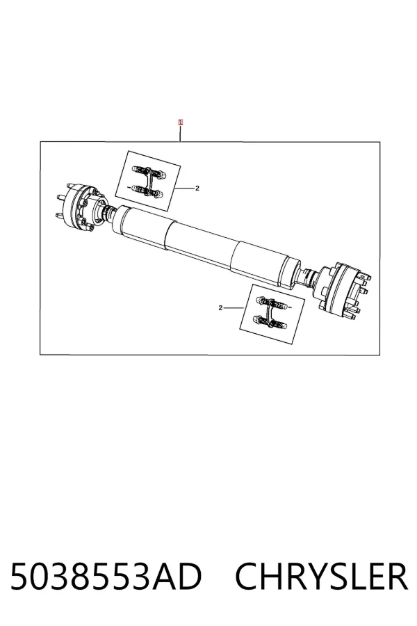 Кардан передний 5038553AD Chrysler