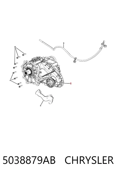 Раздатка (коробка раздаточная) CHRYSLER 5038879AB