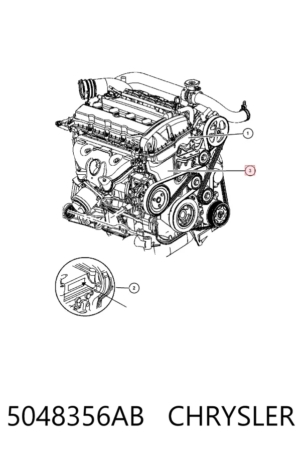 Двигатель 5048356AB Chrysler