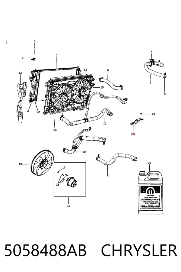  5058488AB Chrysler