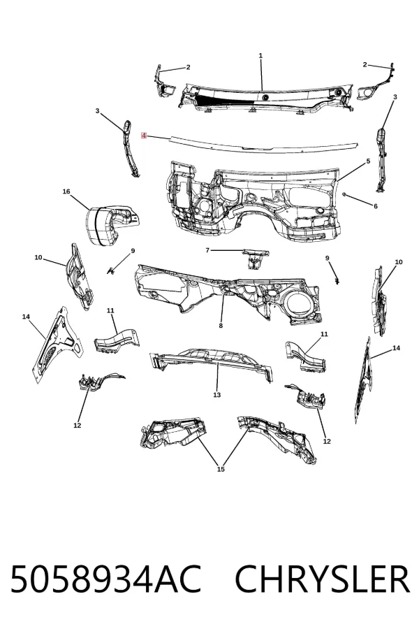  5058934AC Chrysler