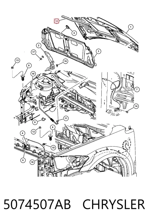  5074507AB Chrysler
