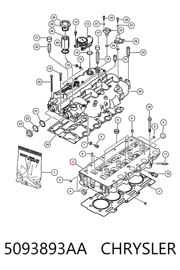  5093893AA Chrysler